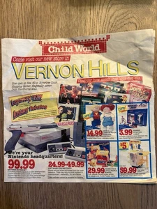 VINTAGE 80's Children's Palace Print Ad Kenner, Nintendo, Transformers Ephemera - Picture 1 of 6