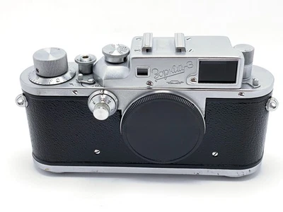 ⭐ Early 50's ⭐ Zorki-3 ( body ) Soviet rangefinder camera. 35mm -Serviced- 05571 - Photo 1/4
