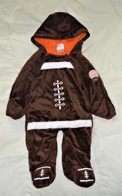 Halloween Small Wonders Football Fleece 12 Months Baby Outerwear One Piece - Image 1 of 4