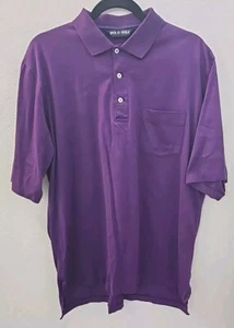 Polo Golf Ralph Lauren Herren Hemd mit Tasche und Knöpfen Lila Large - Bild 1 von 3