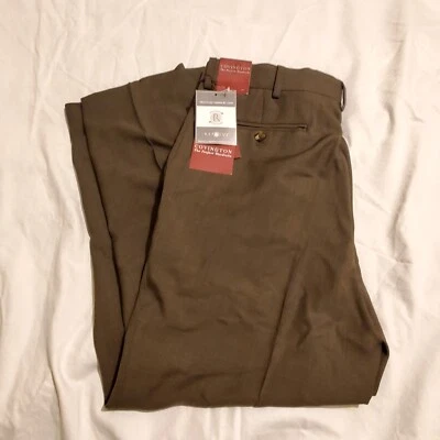 Pantalones de vestir Covington para hombre 34x29 The Perfect tela elástica oliva pantalones Foto 1 de 4