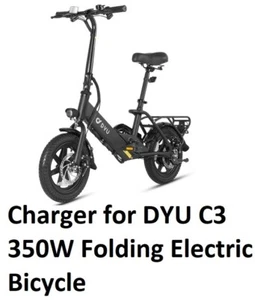 🔥power supply battery Charger for DYU 350W  C3 Folding Electric Bicycle @A - Picture 1 of 2