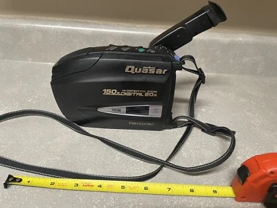 VHS-C Camcorder Quasar VM-D51 Video Camera  - For Parts or Repair Light Flickers - Image 1 of 4