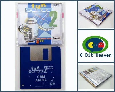 FUN SCHOOL 2 OVER 8S BY DATABASE SOFTWARE FOR COMMODORE AMIGA - TESTED & WORKING - Image 1 of 4