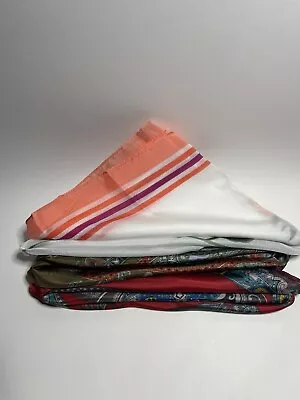 Lot Of 3 Handkerchiefs 2 Colorful Paisley Hankies, 1 Floral Pattern Hankie Vtg - Image 1 of 4