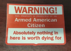 Home Security Decal  - Picture 1 of 1