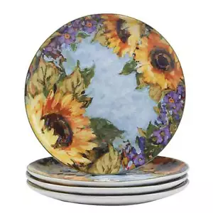 Certified International Sunflower Bouquet 11" Dinner Plates, - Picture 1 of 5