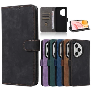 For Honor 400 Pro ,  Retro RFID Leather Wallet Card Phone Case Cover - Picture 1 of 20