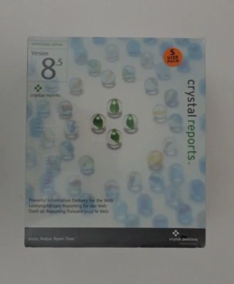 Crystal Reports 8.5 Pro (5-user) (New Factory Sealed Retail Box) - Image 1 of 4