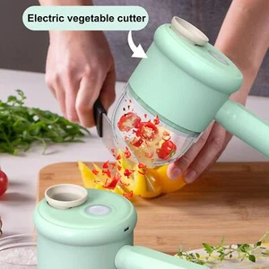 Accesorio de cocina inalámbrico con batería recargable incorporada para verduras ajo de cebolla - Imagen 1 de 12