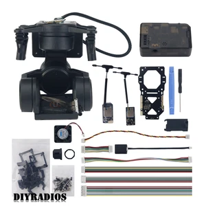C-20T 3-Axis FPV Gimbal PTZ + USB Debugging Module Kits for DJI O3 + Headtraker  - Picture 1 of 8