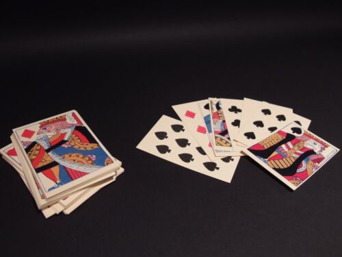 Deck de cartes à jouer ancien style colonial de style colonial
