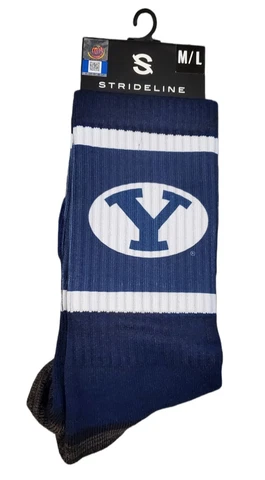 NCAA University of BYU Cougars Crew Socks Cover