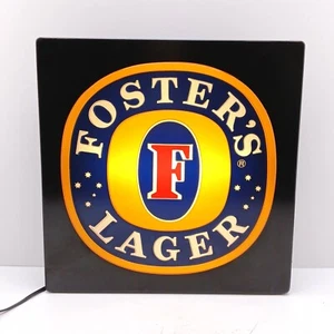 VTG FOSTER'S LAGER Lighted Advertising Electric Signage By KCS Industries Inc. - Picture 1 of 7