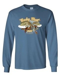 Musky Lives Matter 2020 Catch & Release 100% Cotton Long Sleeve T-Shirt - Picture 1 of 5