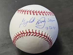 Gaylord Perry SIGNED OMLB MLB Baseball Inscribed 314 Wins CY YOUNG 72-78 TRISTAR - Picture 1 of 6