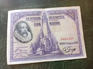 SPANIEN 100 Peseten Banknote 1928 - Bild 1 von 2
