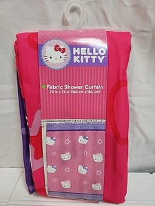 Hello Kitty 72in X 72in Pink Fabric Shower Curtain - Picture 1 of 3