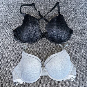 Victoria's Secret gefütterte Uplift Semi Demi BHs Größe 34C Calvin Klein 2 Stück - Bild 1 von 8