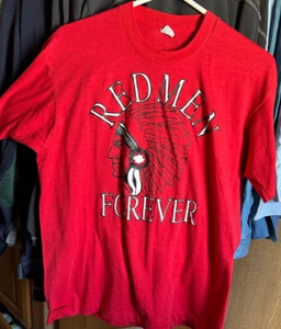 St.John's University Redmen Forever Red Shirt - Picture 1 of 2