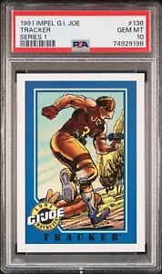 1991 Impel G.I. Joe Series #135 Tracker - PSA 10 GEM MINT - Picture 1 of 1