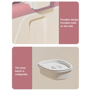 Bedside Commode For Adults Anti Slip Soft Padded High Weight Capacity Bedsid GF0 - Picture 1 of 24