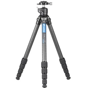LEOFOTO Ranger LS-255C Carbon Fiber Tripod + LH-30 Ball Head + Center Column - Imagen 1 de 11
