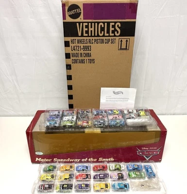 Disney Pixar Cars RLC MOTOR SPEEDWAY OF THE SOUTH SET APPLE CAR 1/1000 COMPLETE - Image 1 of 4