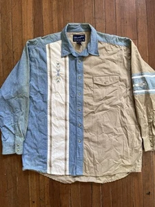 Camicia western vintage WRANGLER uomo XL camicia a scatto - Foto 1 di 7