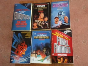 JOB LOT  OF 6 VINTAGE STAR TREK NOVELS BY POCKET GOOD CONDITION - Picture 1 of 1