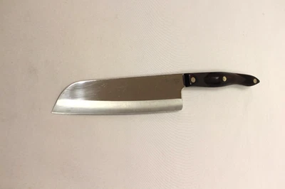 CUTCO 1766KP  SANTOKU KNIFE 7" CLASSIC BROWN HANDLE - Image 1 of 4