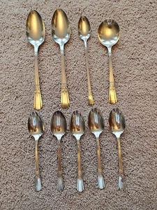 International Court Silberteller Silberbesteck Besteck Löffel (9) - Bild 1 von 4