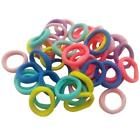 20-100pcs Girls Colorful Elastic Hair Band Headwear Sweet Rubber Bands Ponytail