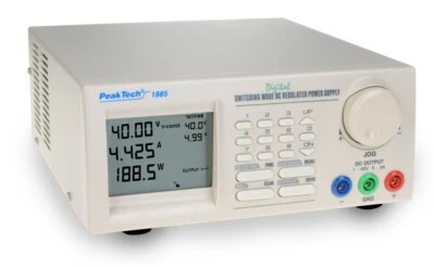 Peaktech P1885 Programmable DC Power Supply Switching Mode 40V 5A P1885 - Image 1 of 3