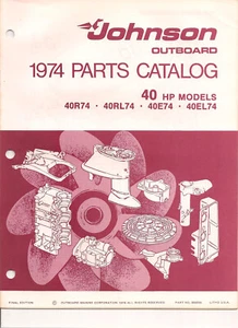 Johnson Outboards Parts Catalog. See Description for HP, Year and Model Numbers - Bild 1 von 1