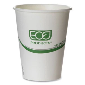 Eco-Products GreenStripe Hot Cups 12oz 50/Pack 20 Packs/Carton EPBHC12GS - Picture 1 of 1