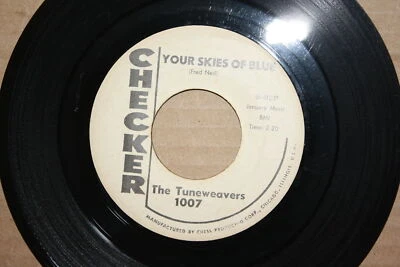 TUNEWEAVERS Your Skies Of Blues CONGRATULATIONS R&B Doo Wop 45 CHECKER 1007 DJ  - Image 1 of 2