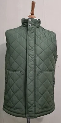 Michael Kors Quilted Padded Gilet Green Size Medium  - Image 1 of 4