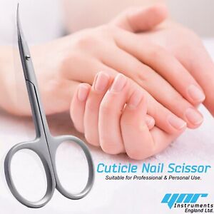 Professional Finger Toe Nail Scissors Curved Arrow Steel Manicure Cuticle NAIL