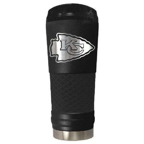 Kansas City Chiefs 24oz Stealth Stainless Steel Tumbler Travel Mug Insulated Cover