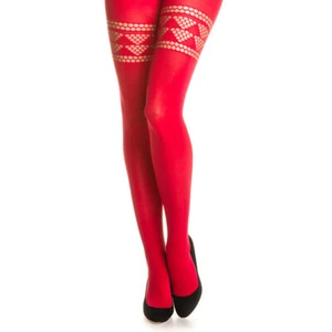 CHANTAL THOMASS COLLANT CALEMBOUR 80 DEN TAILLE 3 REF T206 COQUELICOT - Picture 1 of 5