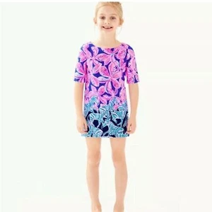 Lilly Pulitzer Little Lilah Dress Royal Purple XL - Picture 1 of 9