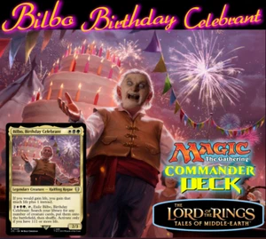 Bilbo Birthday MTG EDH Commander Deck! Magic the Gathering - Picture 1 of 8