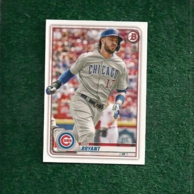 KRIS BRYANT - 2020 BOWMAN BASE CARD # 22 - CUBS - COLORADO ROCKIES - MLB - Image 1 of 2