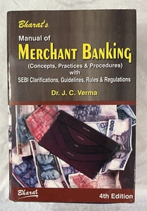 Bharat's Manual of Merchant Banking - JC Verma - Fourth Edition - Picture 1 of 8