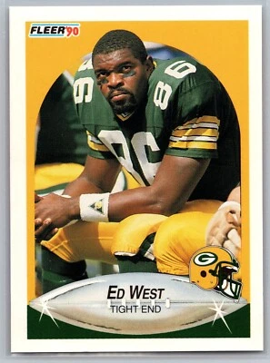 1990 Fleer - Ed West #181 Green Bay Packers NFL Football Card - Image 1 of 2