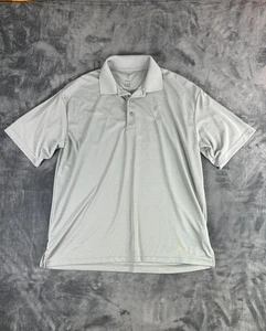Browning Tech Polo Shirt Large Gray Performance Hunting Outdoor Logo Golf - Picture 1 of 8