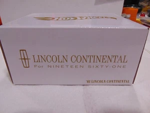 Hot Wheels RLC Redline Club 61 Lincoln Continental in Acrylic Case SEALED - Picture 1 of 3