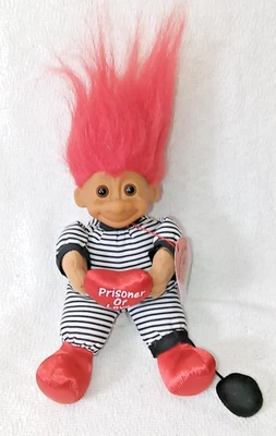 Vintage Russ Troll Doll Prisoner of Love Red Hair 6" New with Tag - Image 1 of 4
