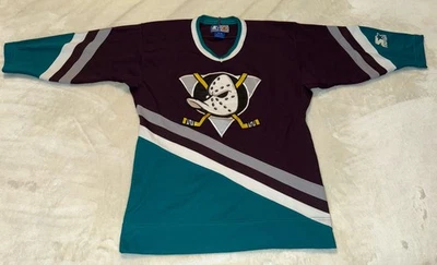 Camiseta deportiva de hockey juvenil vintage Starter NHL Anaheim Mighty Ducks S/M Foto 1 de 4